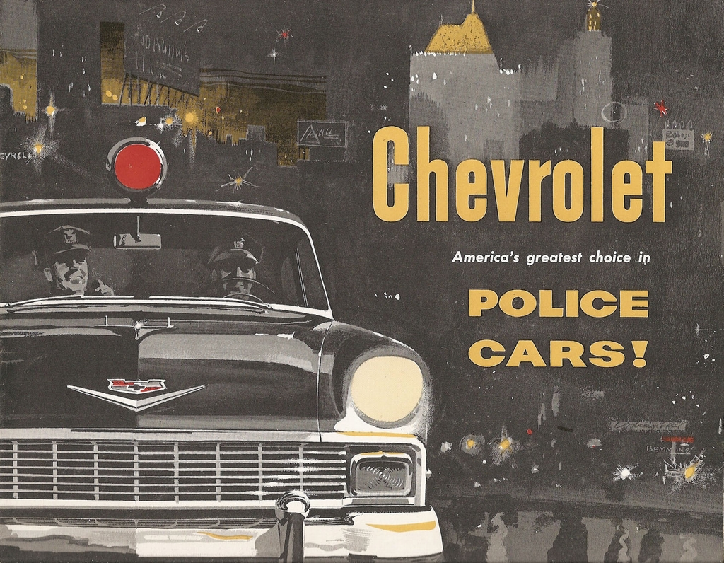 1956 Chevrolet Police Vehicles Brochure Page 4